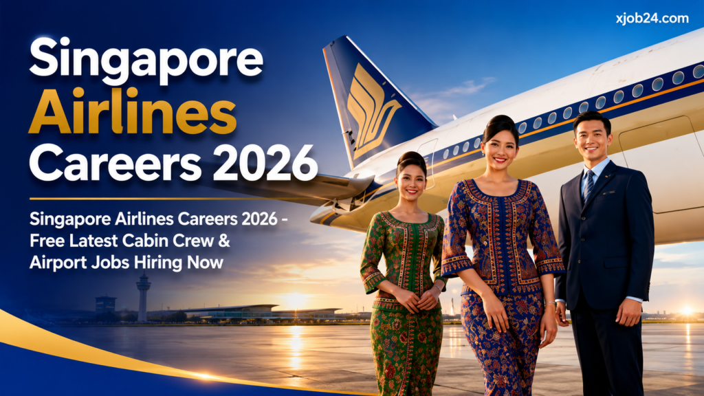 Singapore Airlines Careers 2026 - Free Latest Cabin Crew & Airport Jobs Hiring Now